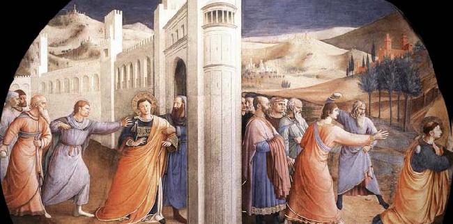 Fra Angelico Scenes from the Life of St Stephen France oil painting art